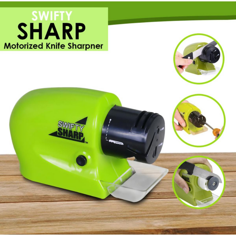 Swifty Sharp Cordless Motorized Knife Blade Sharpener